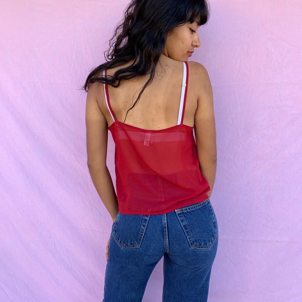 Chiffon American Apparel Cami Top - Picture 9 of 10